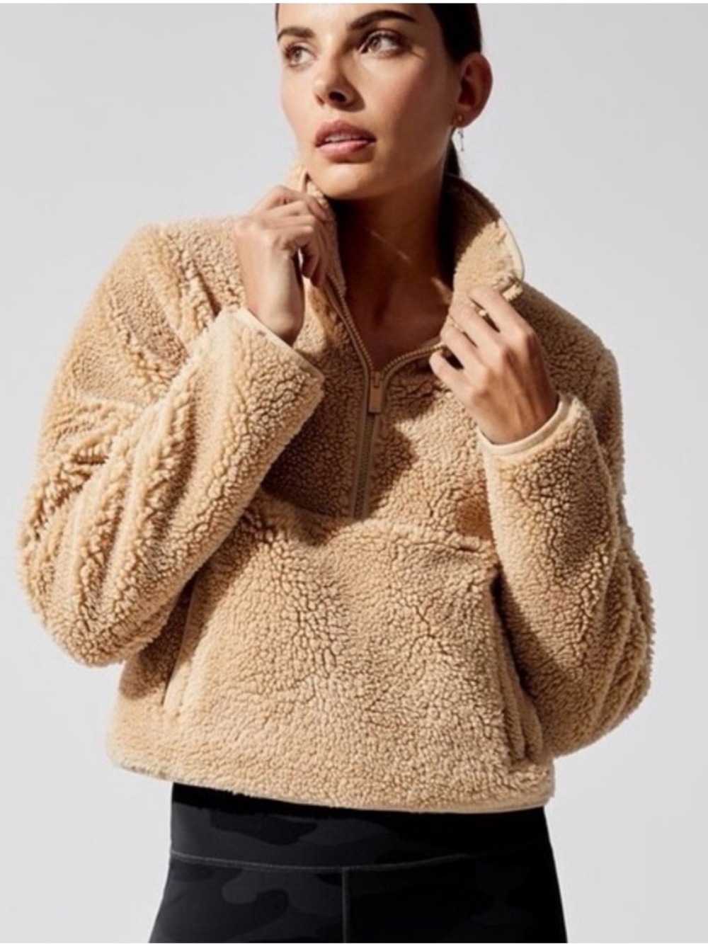 ALO Yoga Shanti Half Zip Jacket -Small